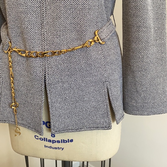 St. John Belted Knit Jacket - Picture 4 of 6